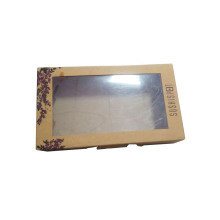 Custom Kraft Paper Box with Plastic Window
